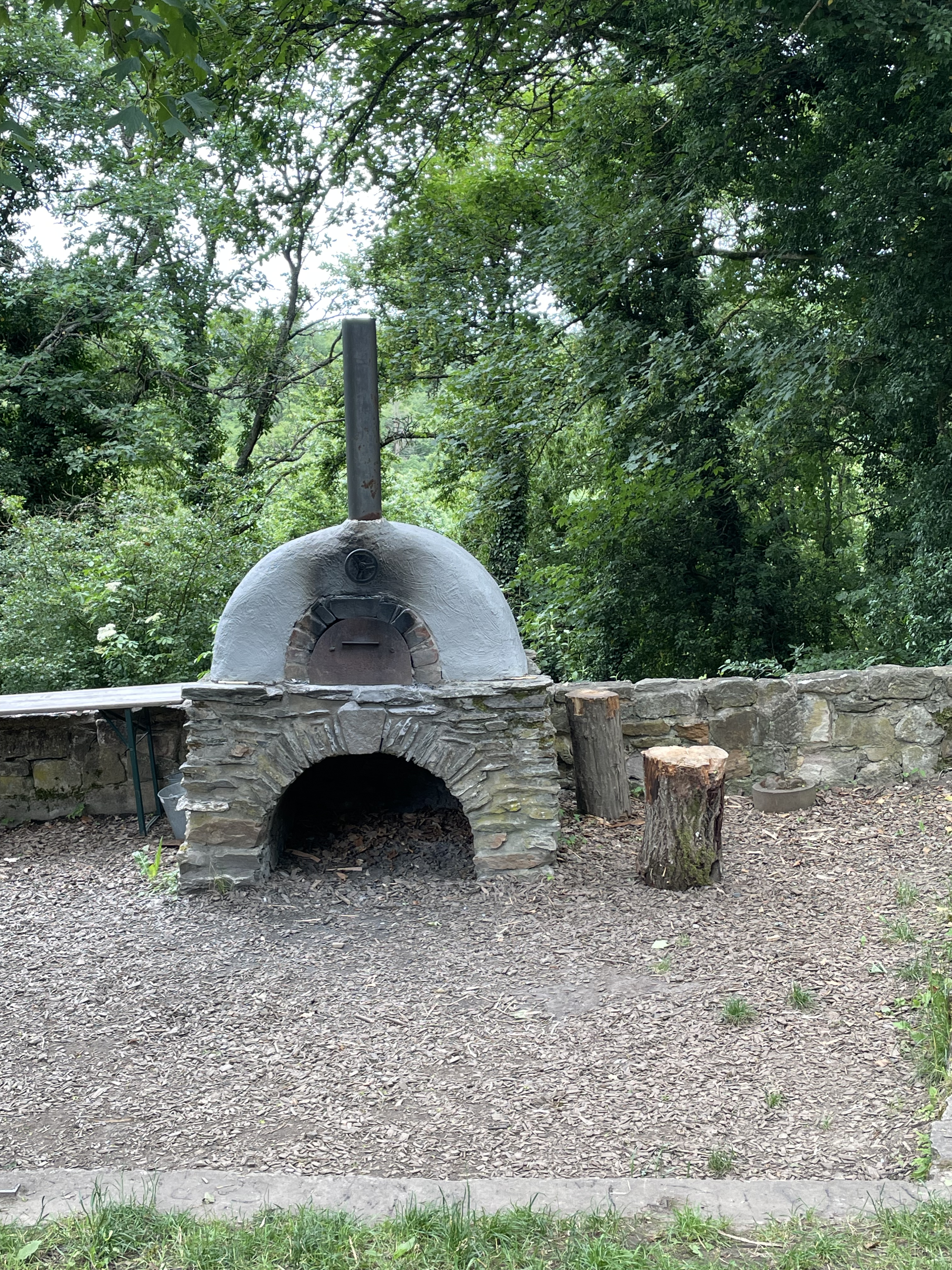 der Pizza-Steinofen
