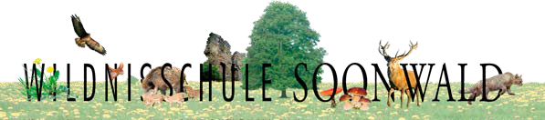 Logo der Wildnisschule mit Waldtieren