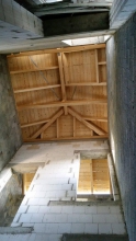 Speicherausbau: Dach neues Treppenhaus